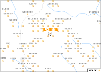 map of Al Ḩamādī