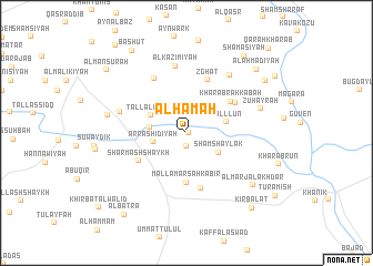 map of Al Hāmah