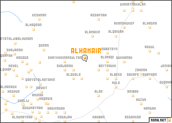 map of Al Ḩamāʼir