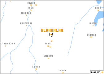 map of Al Ḩamālah