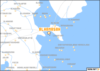 map of Al Ḩamāsah