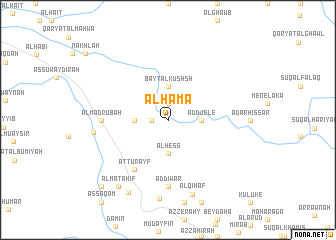 map of Al Hama