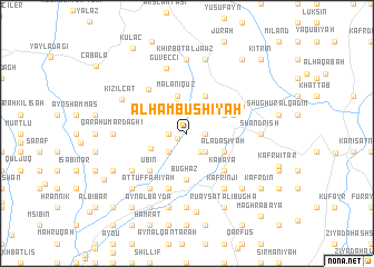 map of Al Ḩambūshīyah