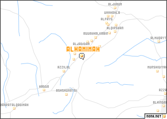 map of Al Ḩamīmah