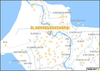 map of Al Ḩammād ash Sharqī