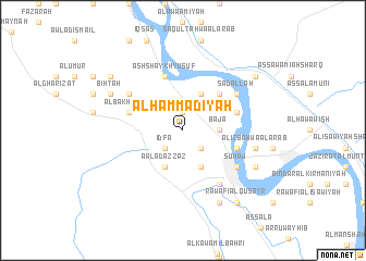 map of Al Ḩammādīyah