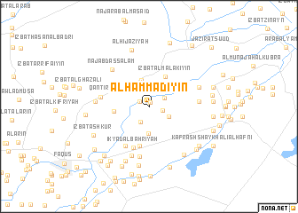 map of Al Ḩammādīyīn