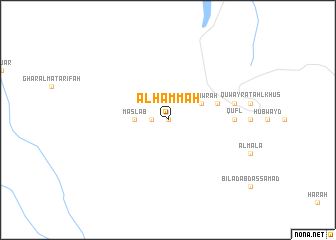 map of Al Ḩammah