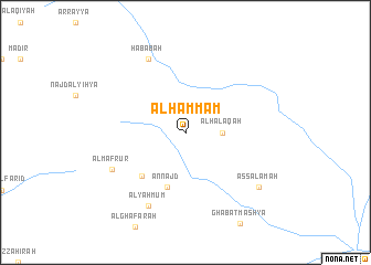 map of Al Ḩammām