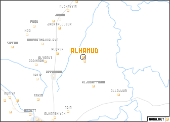 map of Al Ḩamūd