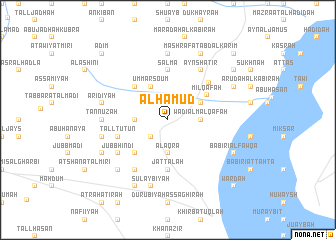 map of Al Ḩamūd