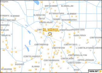 map of Al Ḩāmūl