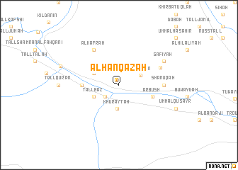 map of Al Ḩanqazah