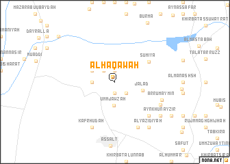 map of Al Ḩaqāwah