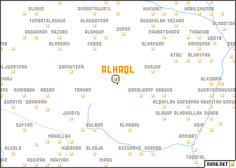 map of Al Ḩaql