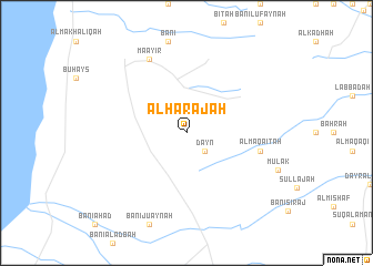 map of Al Ḩarajah