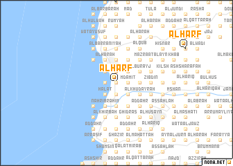 map of Al Ḩarf