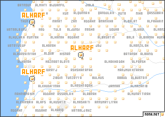 map of Al Ḩarf