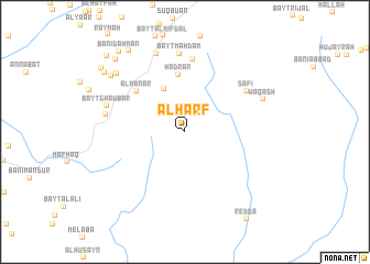 map of Al Ḩārf