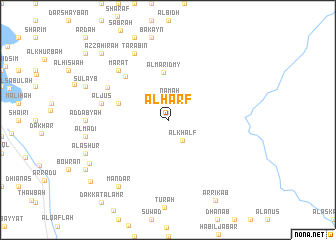 map of Al Ḩarf