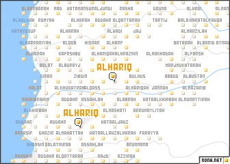 map of Al Ḩarīq