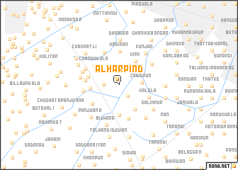 map of Alharpind