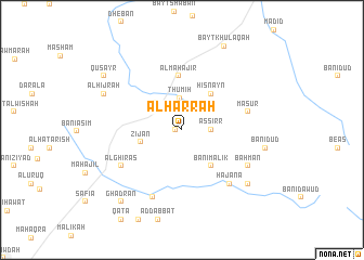 map of Al Ḩarrah