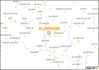 map of Al Harshah