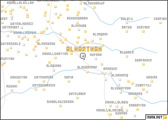 map of Al Ḩarthah