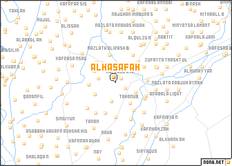 map of Al Ḩaşāfah