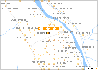 map of Al Ḩasanah