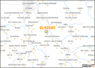 map of Āl Ḩasan