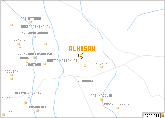 map of Al Ḩasāw