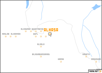 map of Al Ḩaşá