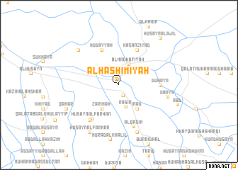 map of Al Hāshimīyah