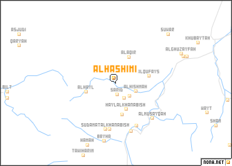 map of Al Hashimī