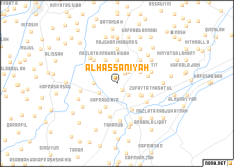 map of Al Hassānīyah