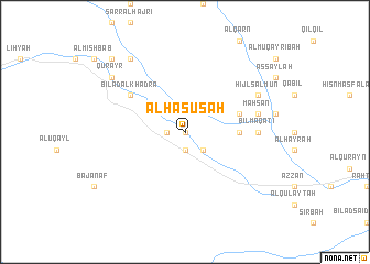 map of Al Ḩasūsah