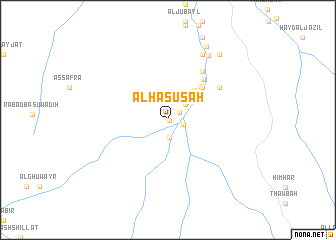 map of Al Ḩasūsah