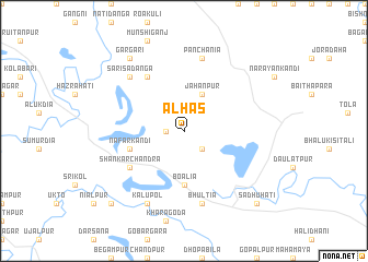 map of Alhās