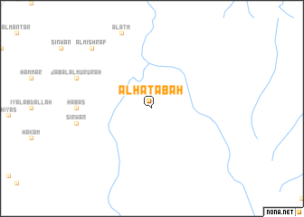 map of Al Ḩaţabah
