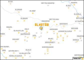 map of Al Ḩaţab