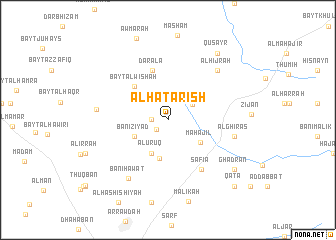 map of Al Ḩatārish