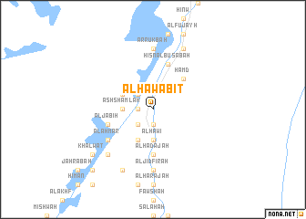 map of Al Hawābiţ