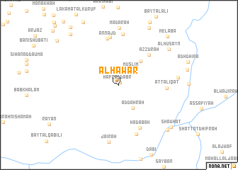 map of Al Ḩawar