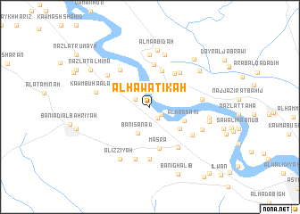 map of Al Ḩawātikah