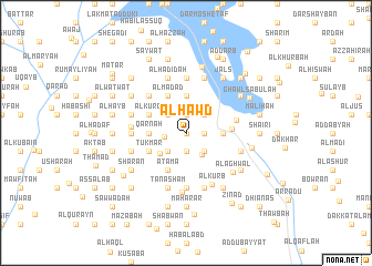 map of Al Ḩawḑ