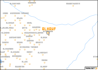 map of Al Ḩawf