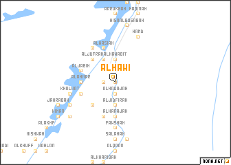 map of Al Ḩāwī