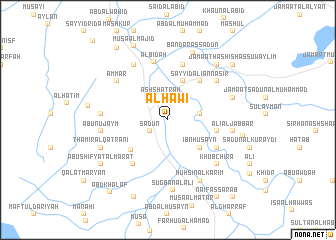 map of Al Ḩāwī